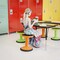 Flash Furniture Orange Kids Adjustable Active Learning Stool AY-9001S-OR-GG - alternate 5